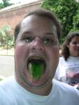 Me being green after a frozen lime