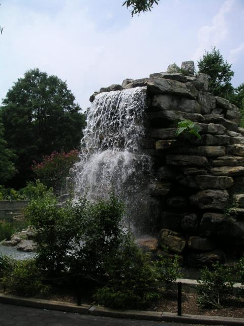 Cool fake waterfall