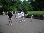 Chuck, Shannon, Chip, and Will on the way to lunch