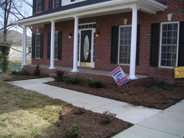 Front portico