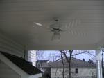 Outdoor fan and light