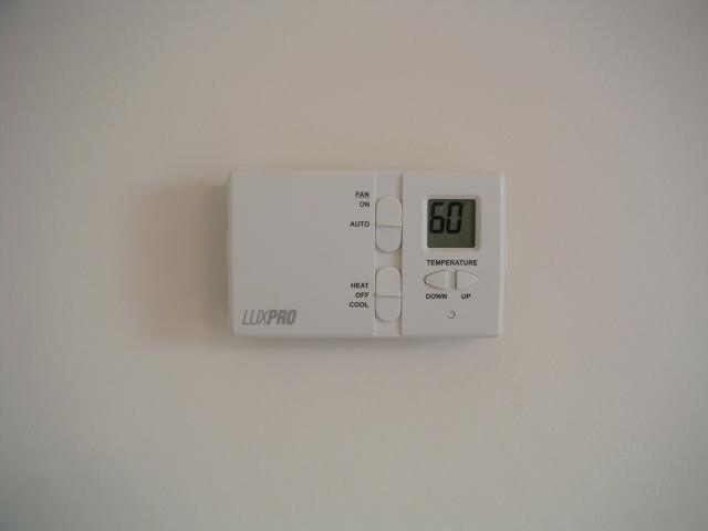 Thermostat in Bedroom (Family Room is same)