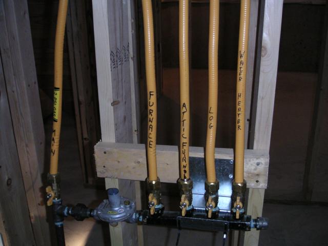Gas lines and distribution