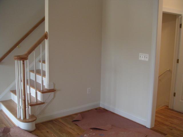 Family room corner where I'm thinking a fish tank would go well