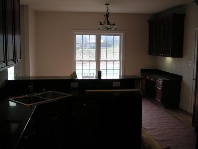 Looking into kitchen and morning room