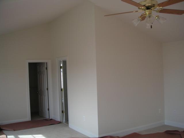 Looking through master bedroom at my walk-in closet and the master bath