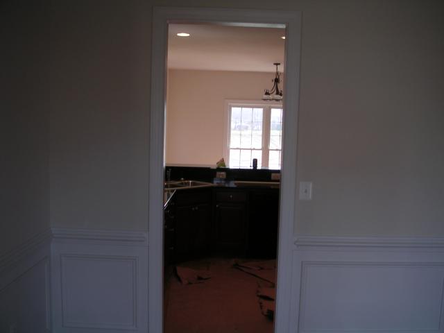 From dining room looking into kitchen and morning room