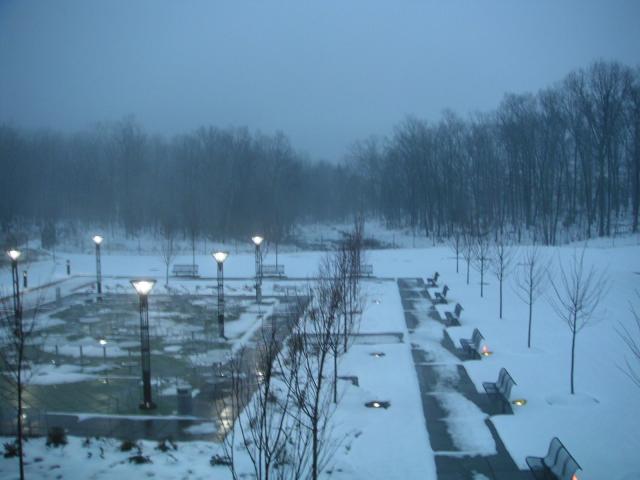 My view from my old AOL office in winter of '03 - '04